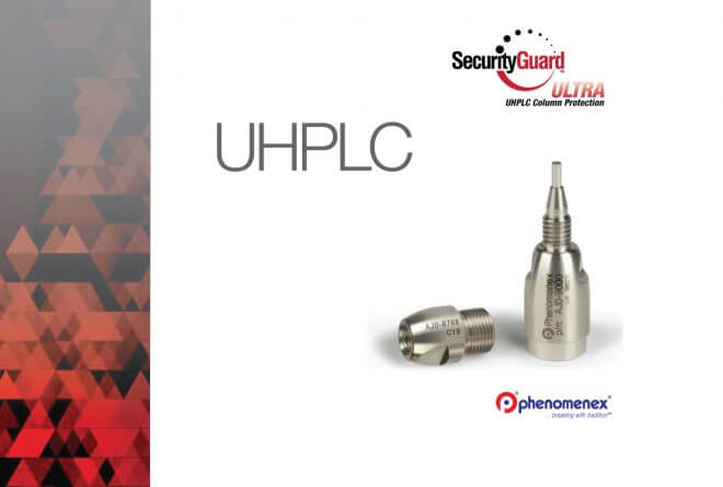 SecurityGuard ULTRA Pré-Coluna para UHPLC