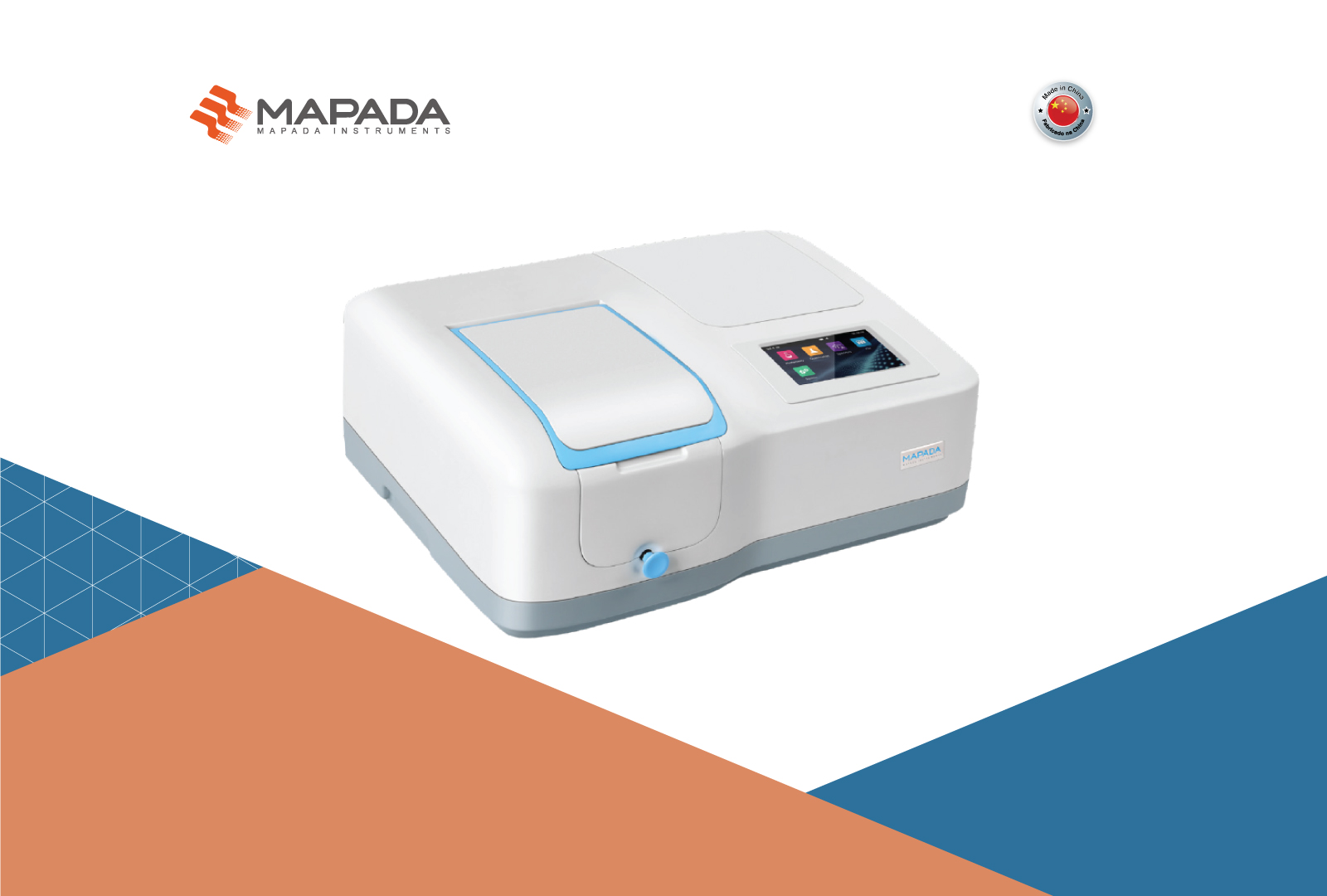 Espectrofotômetro UV/VIS de Feixe Simples modelos P1, P2, P3 e P4