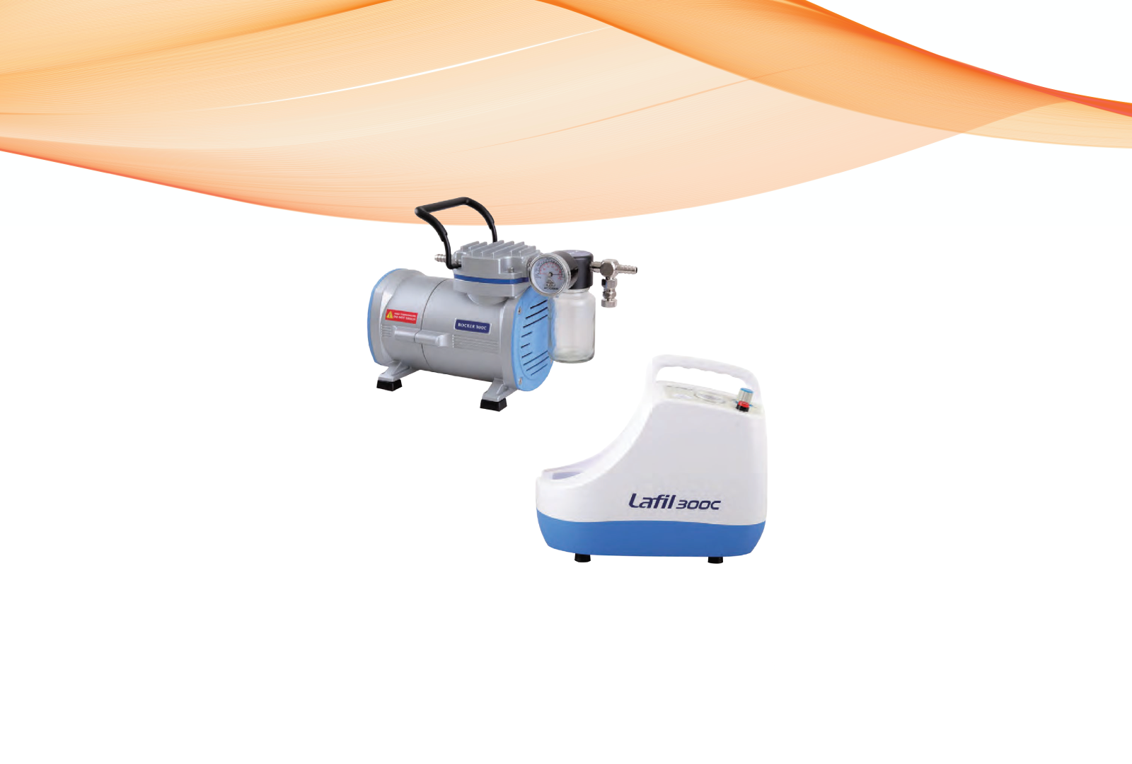 Bomba de Vácuo com Resistência Química revestida com Teflon (PTFE) – Rocker 300C / Lafil 300C