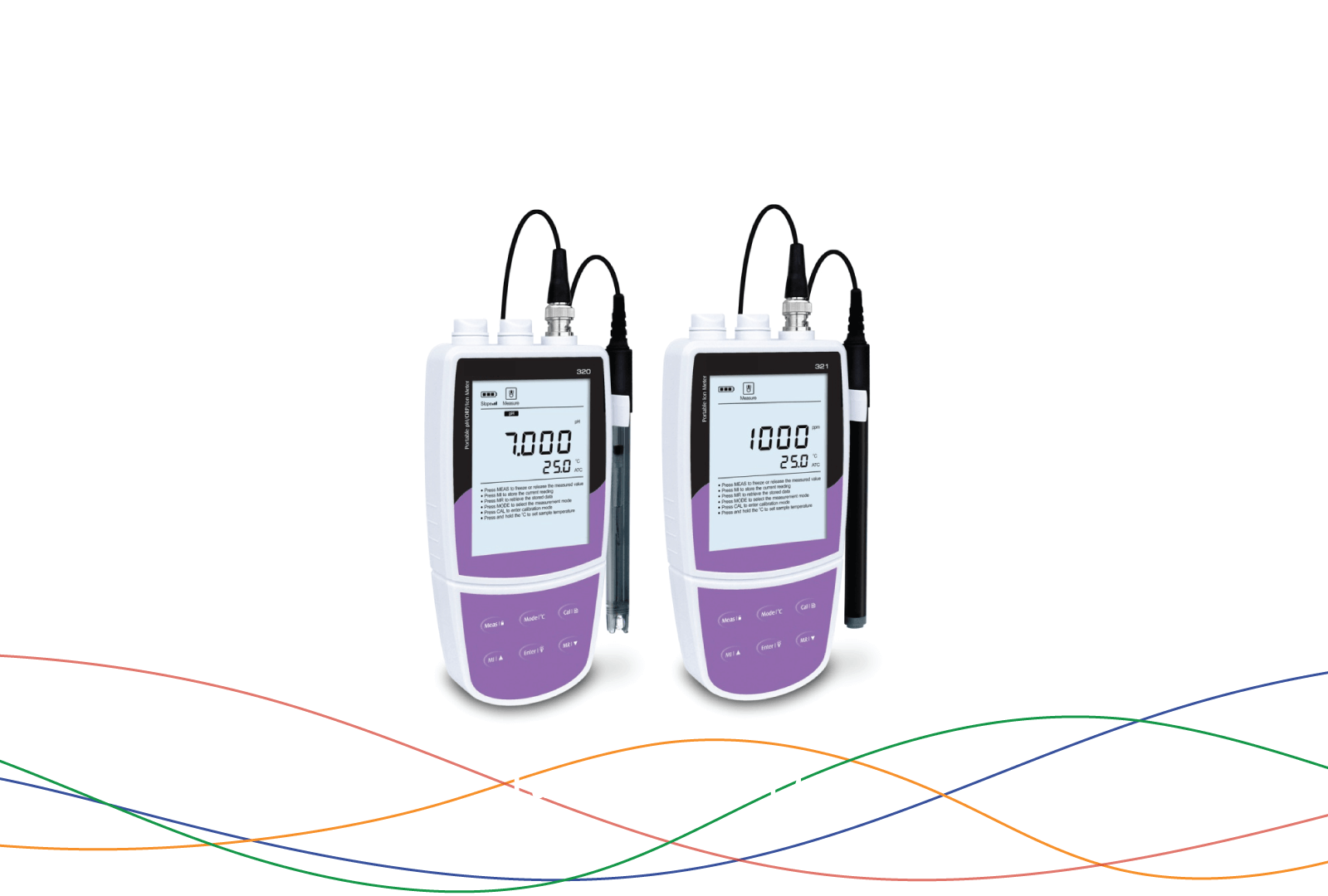 Medidor de pH/Íons Portátil – B320/321