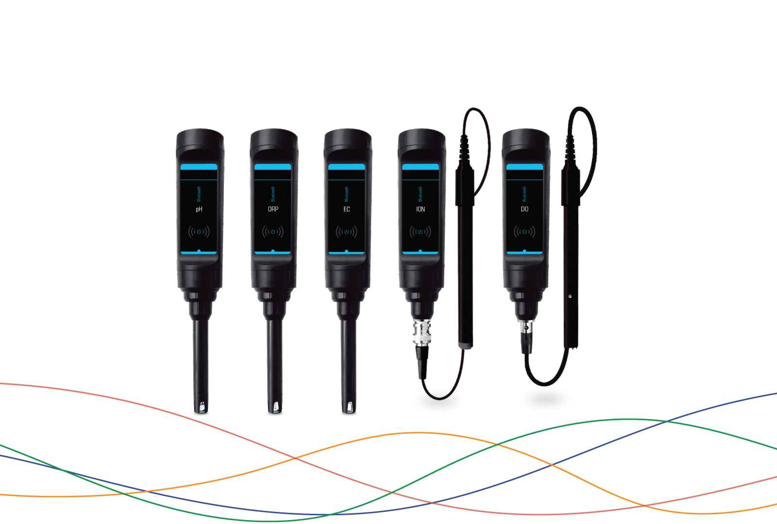 Medidor da Qualidade de Água Série S via Bluetooth