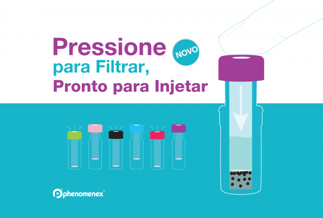 Vials com Filtro Verex Phenomenex