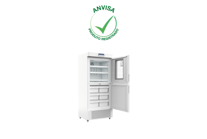 Refrigerador (2°~ 8°C) e Freezer (-10° ~ -26°C) Vertical Combinado 450L - YCD-EL450 - Image 3
