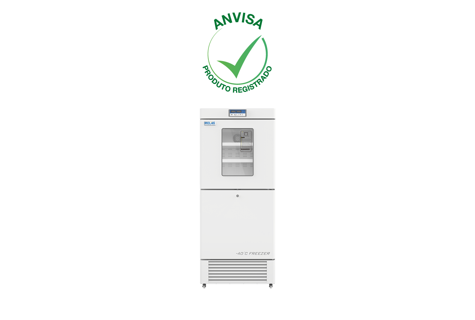 Refrigerador (2° ~ 8°C) e Freezer (-10° ~ -40°C) Vertical Combinado 450L – YCD-FL450