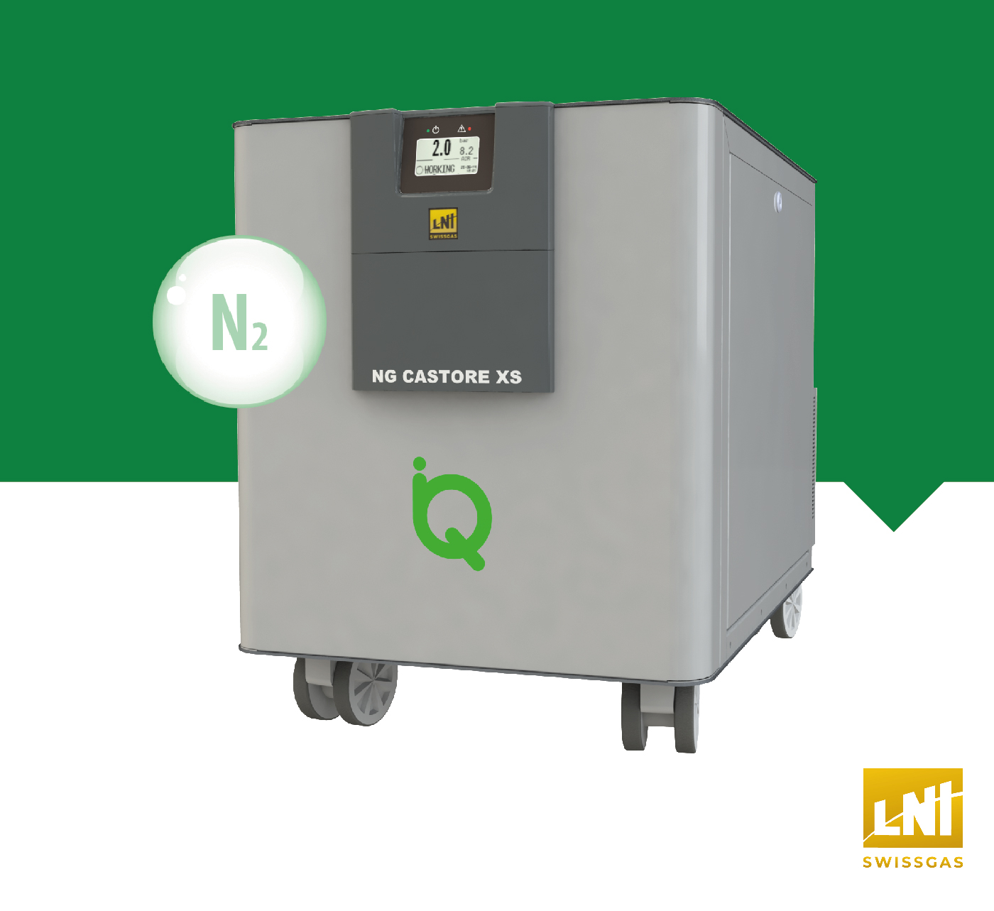 NG CASTORE XS iQ – O Melhor Gerador de Nitrogênio de Membrana