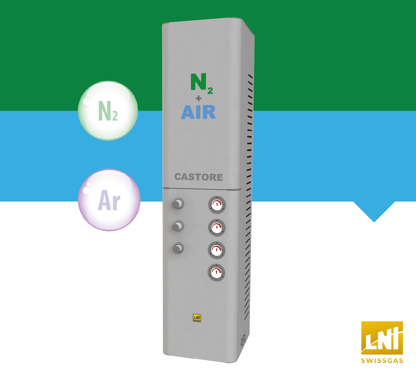 NGA CASTORE 3G – Gerador de Nitrogênio com Ar Seco